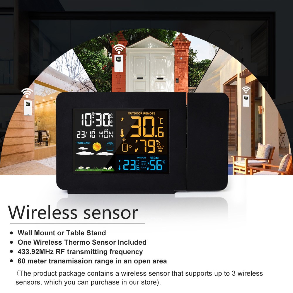 FANJU FJ3391 weather and climate monitoring functions