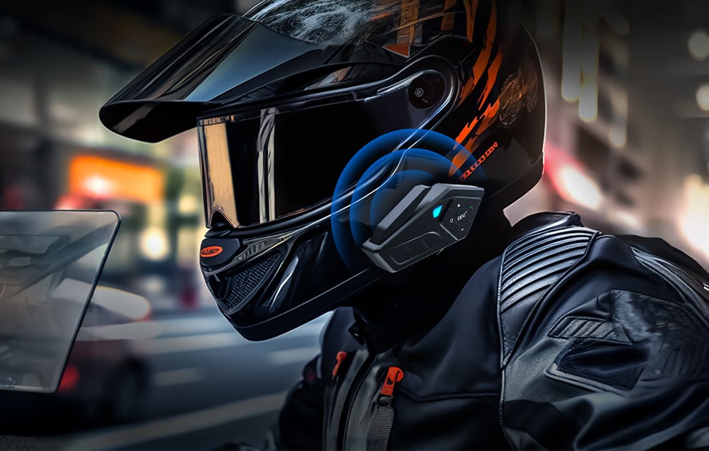 EJEAS E1PRO motorcycle headset audio features
