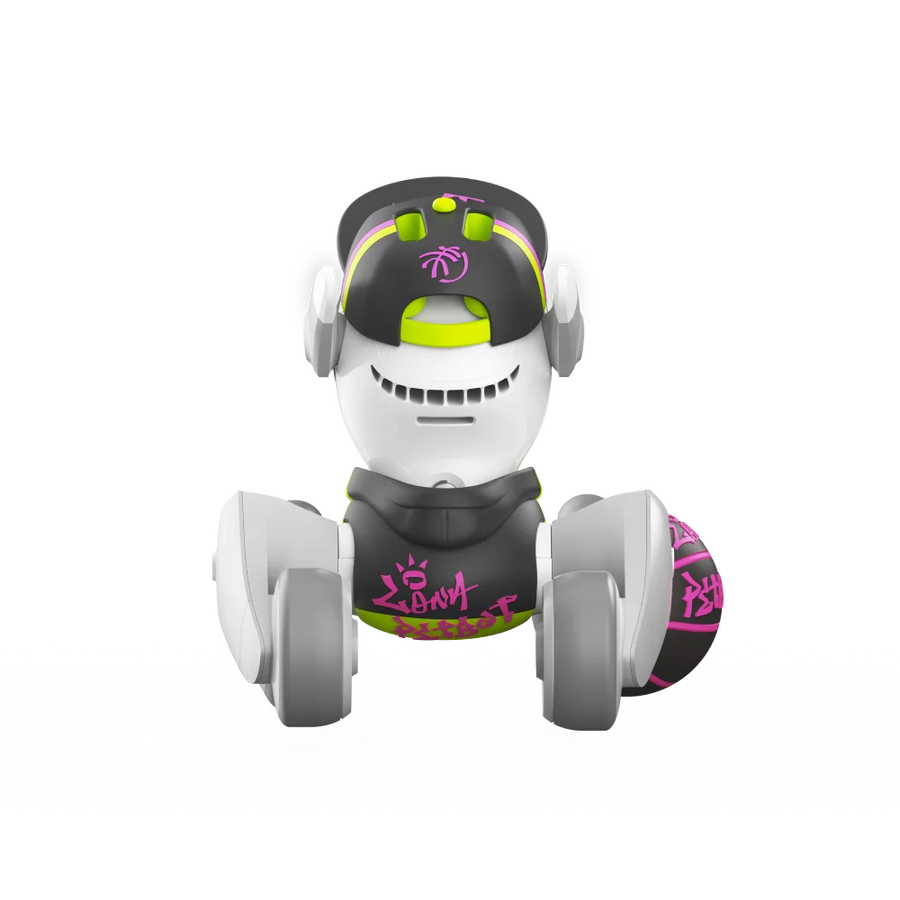 Loona robotic pet during interactive play