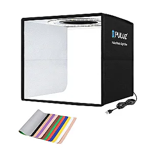 PULUZ PU5025B mini LED photo studio with coloured backgrounds