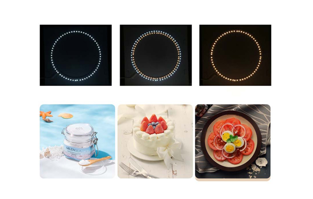 PULUZ PU5041B white, soft and warm LED lighting modes