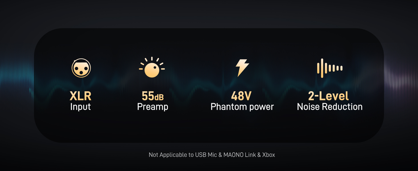 MAONO G1 NEO gaming audio mixer controls