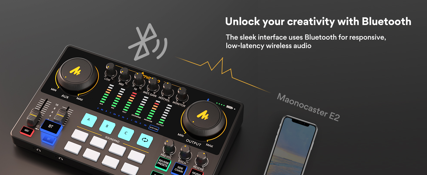 MAONO AME2 customizable sound pad controls