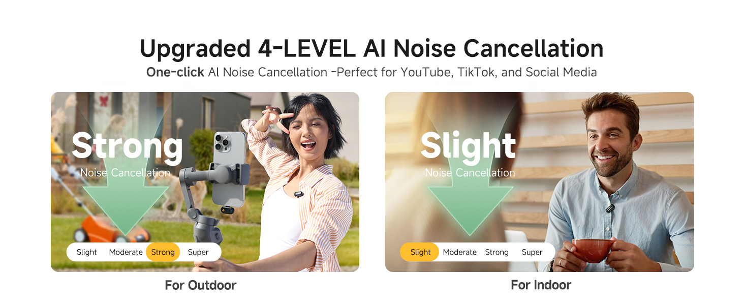 MAONO Wave T1 four-level AI noise cancellation