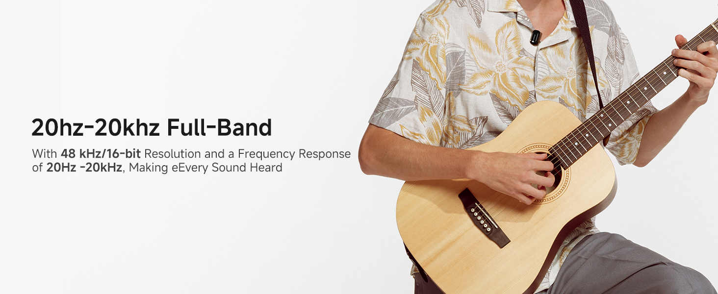 MAONO Wave T1 20Hz to 20kHz frequency response