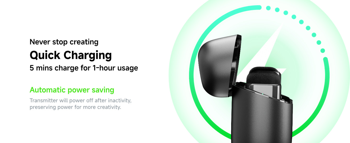 MAONO Wave T1 fast charging feature
