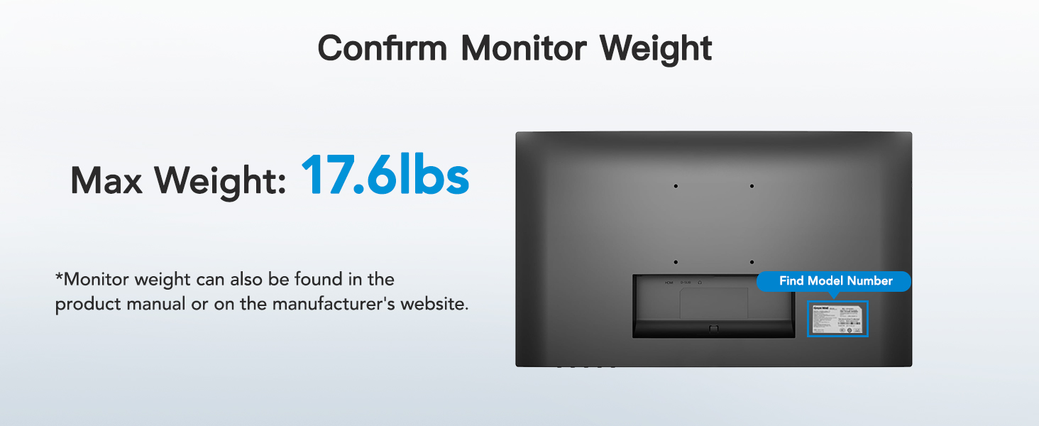HUANUO triple monitor stand screen compatibility information