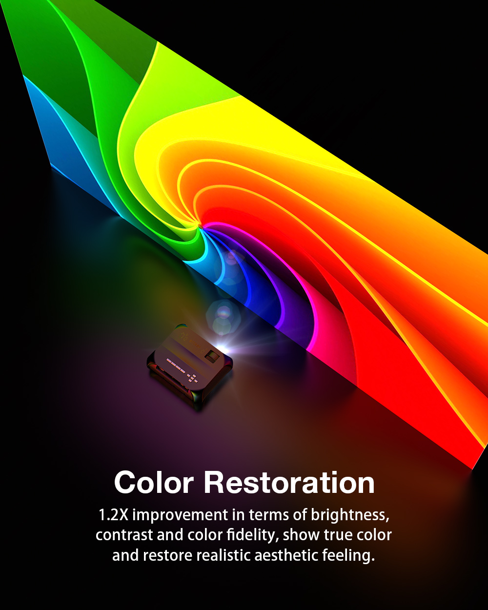 BlitzWolf BW-VS4 colour restoration and image enhancement demonstration