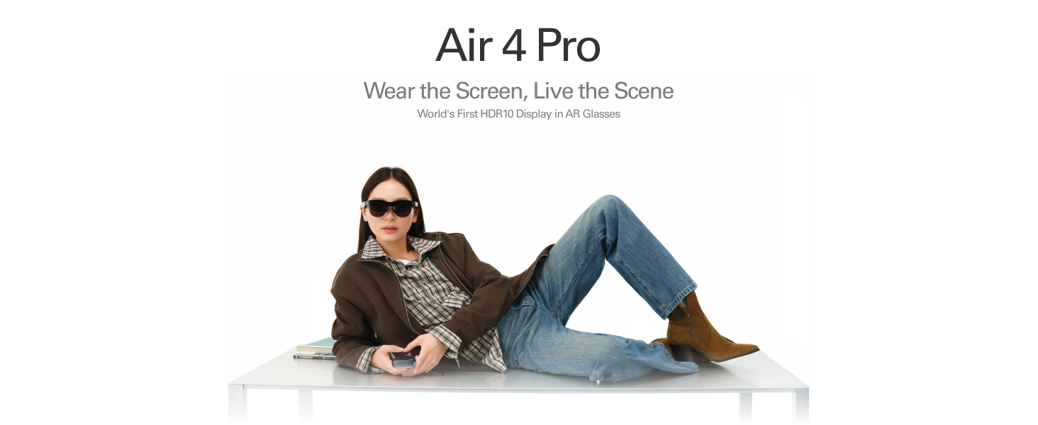 RayNeo Air 4 Pro AR glasses promotional overview