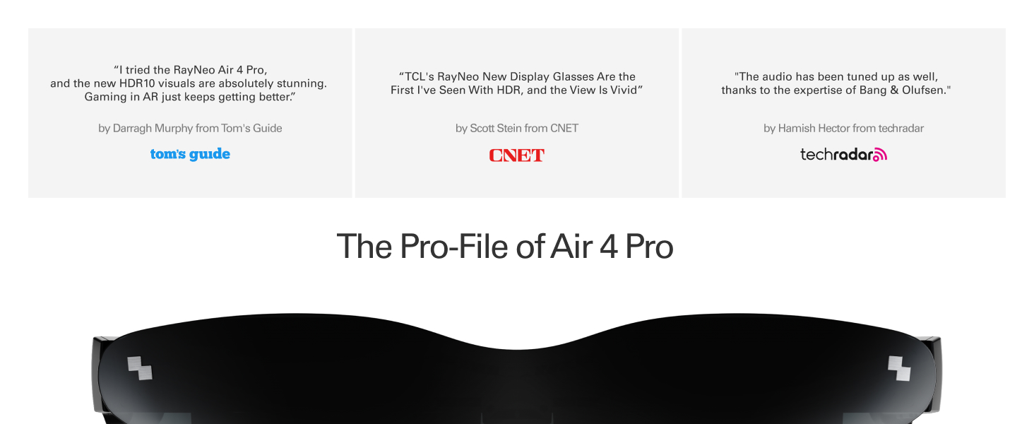RayNeo Air 4 Pro immersive virtual display experience