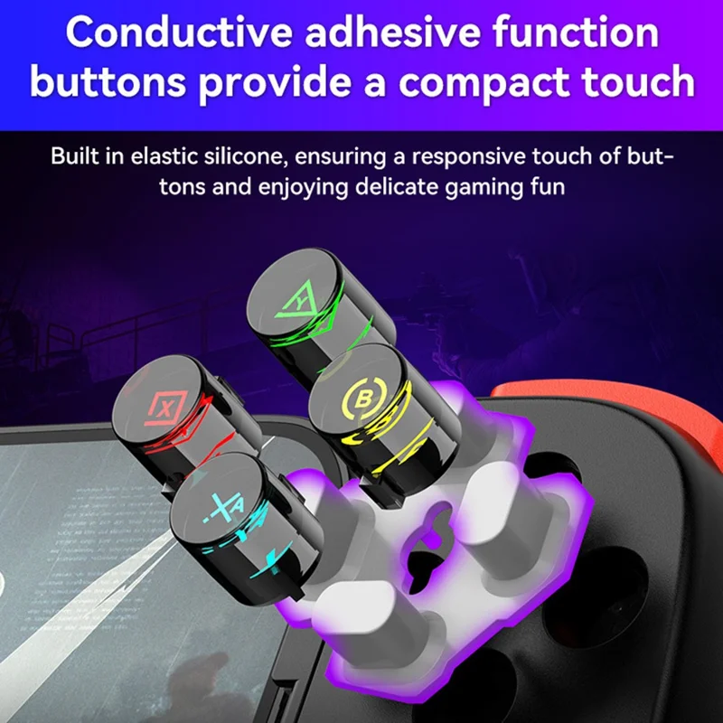 D6DP controller responsive gaming buttons