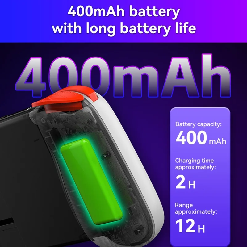 D6DP controller built-in 400mAh rechargeable battery