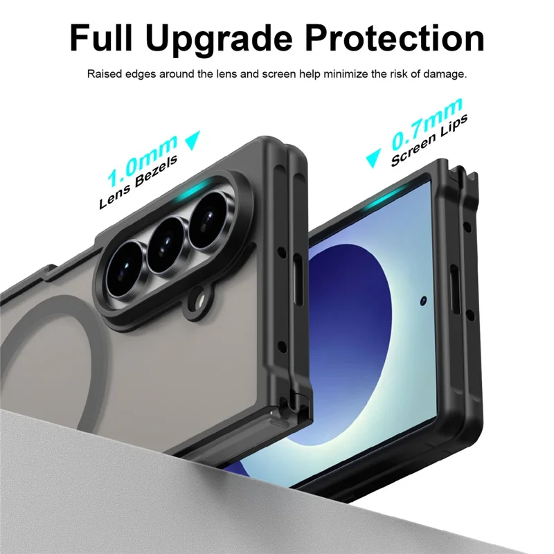Raised camera and screen edges on Samsung Galaxy Z Fold8 Ultra case
