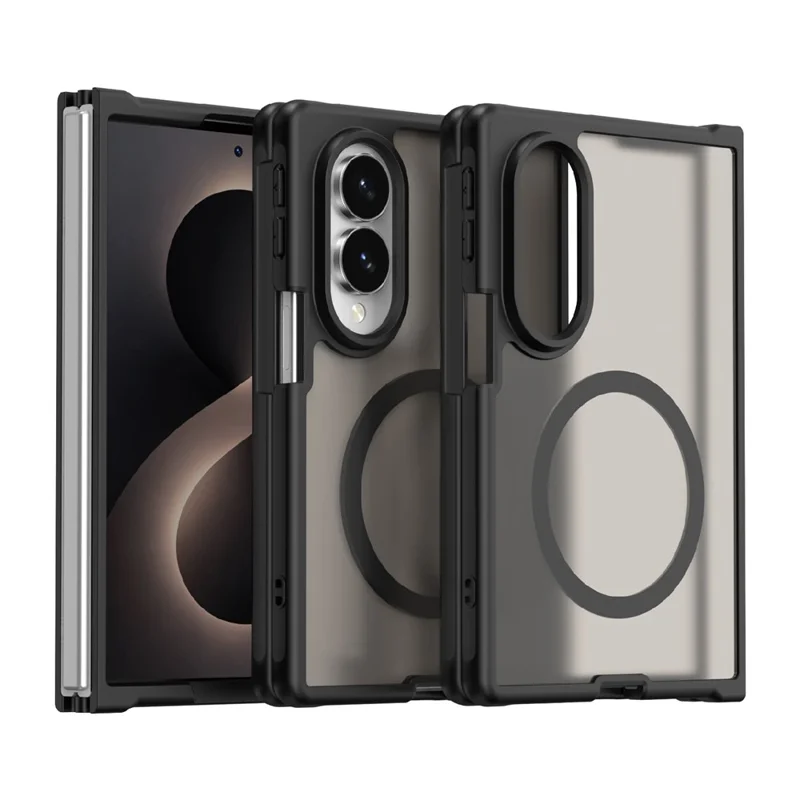 Black magnetic protective case for Samsung Galaxy Z Fold8