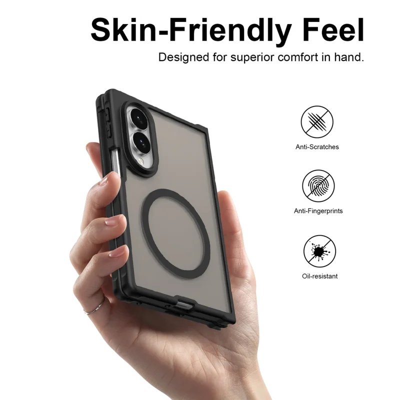 Samsung Galaxy Z Fold8 magnetic case with skin-friendly matte finish