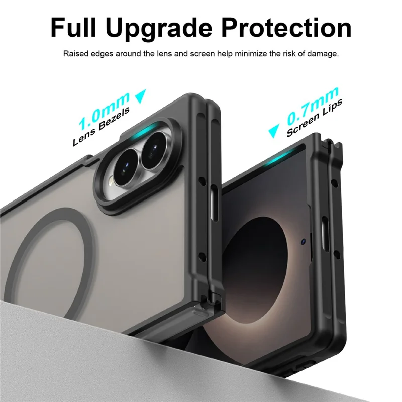 Raised camera and screen protection