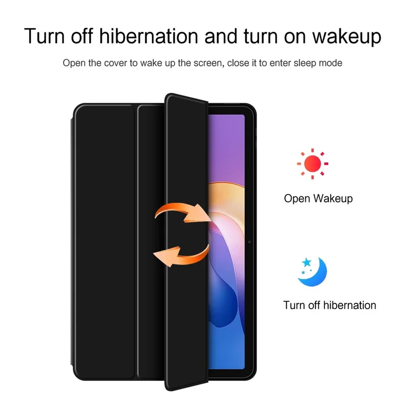 Automatic wake and sleep magnetic cover function