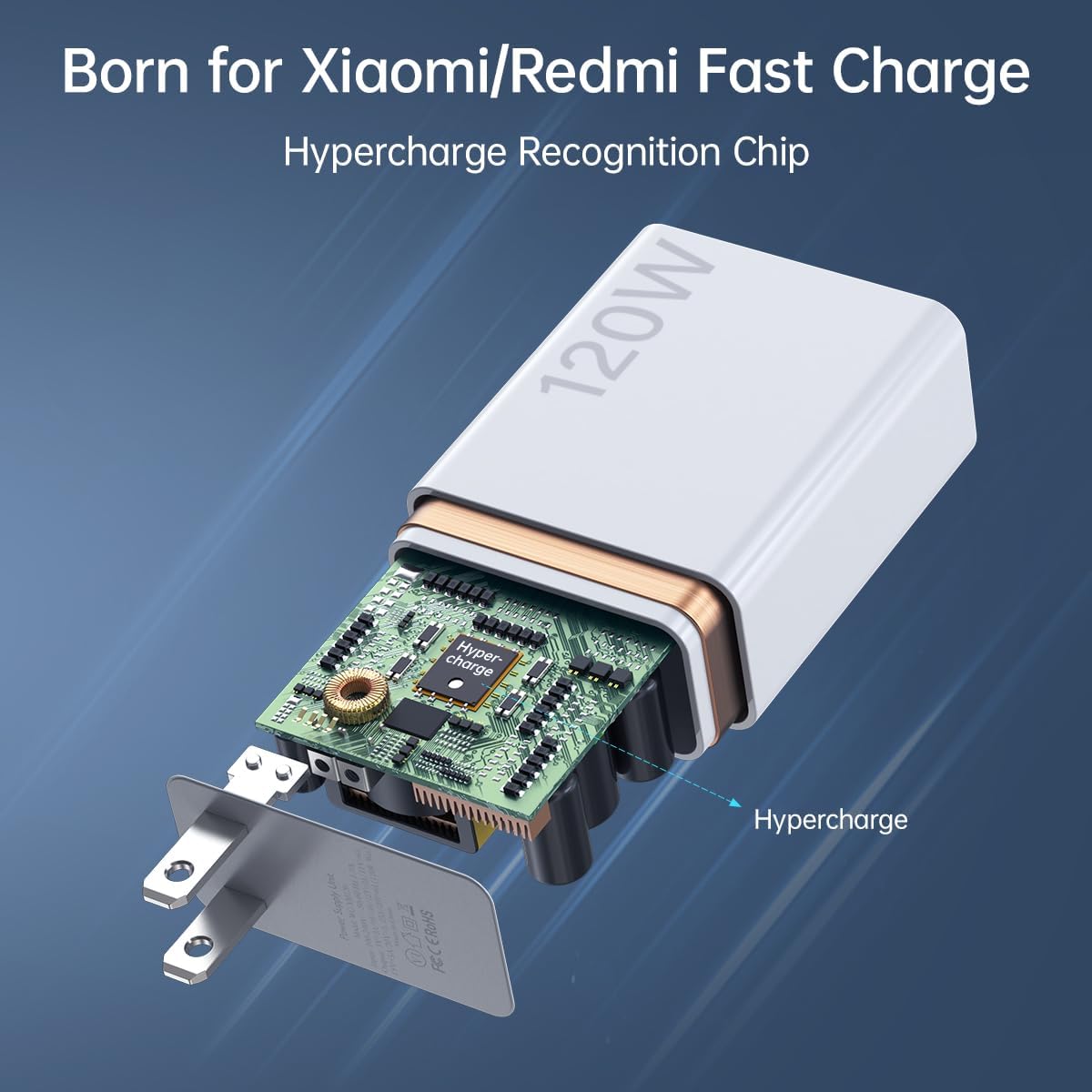 120W HyperCharge charger and 6A cable feature showcase