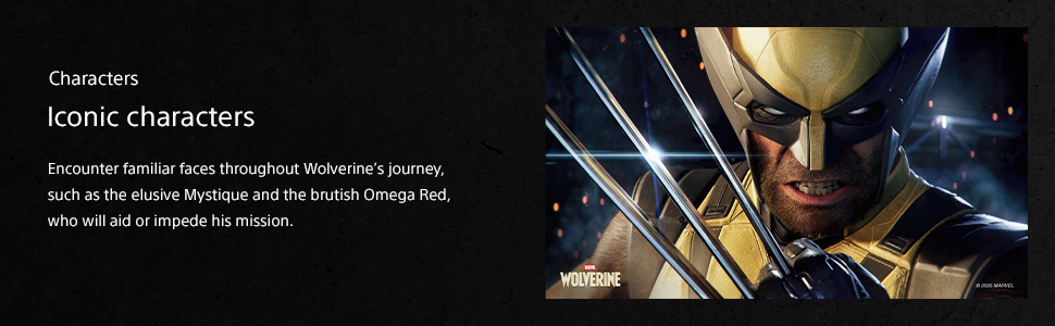 Marvel's Wolverine characters including Mystique and Omega Red