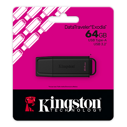 Kingston DataTraveler Exodia USB Flash Drive retail package
