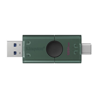 Kingston DataTraveler Duo showing USB-A and USB-C connectors