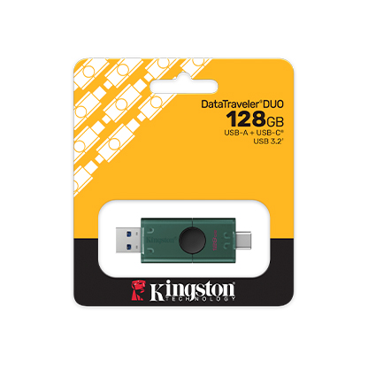 Kingston DataTraveler Duo USB Flash Drive retail package