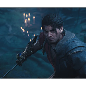 Samurai action scene from the Onimusha franchise