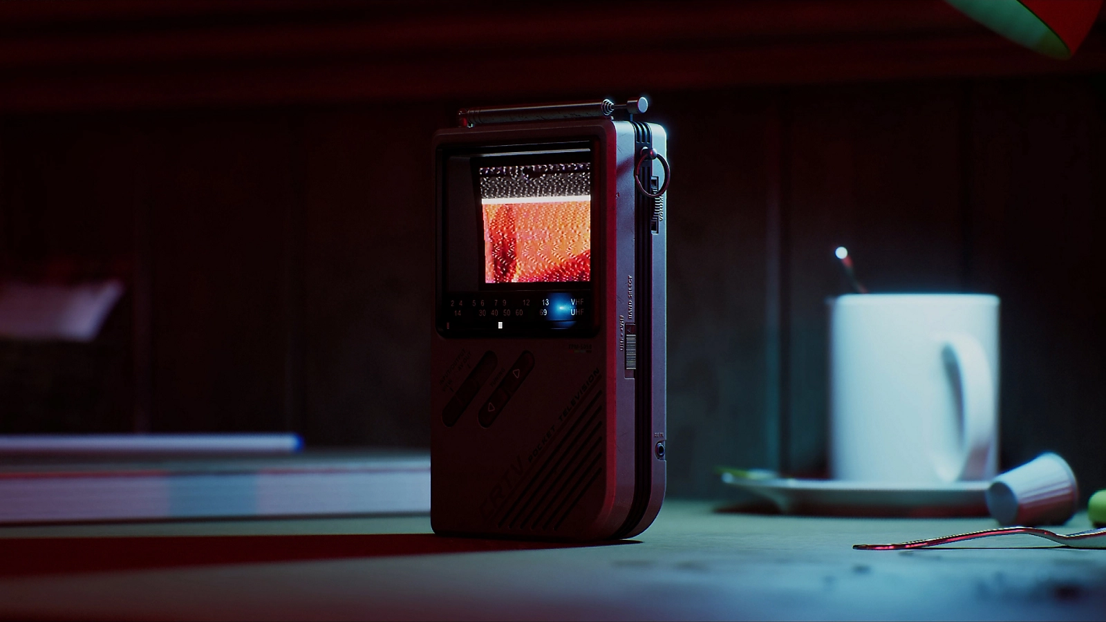 CRT pocket television featured in Silent Hill Townfall