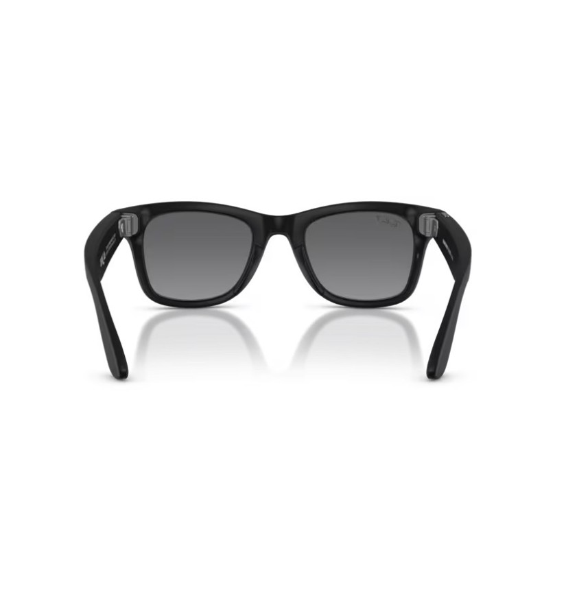 Front view of Ray-Ban Meta RW4012 50mm Polarized Grey sunglasses