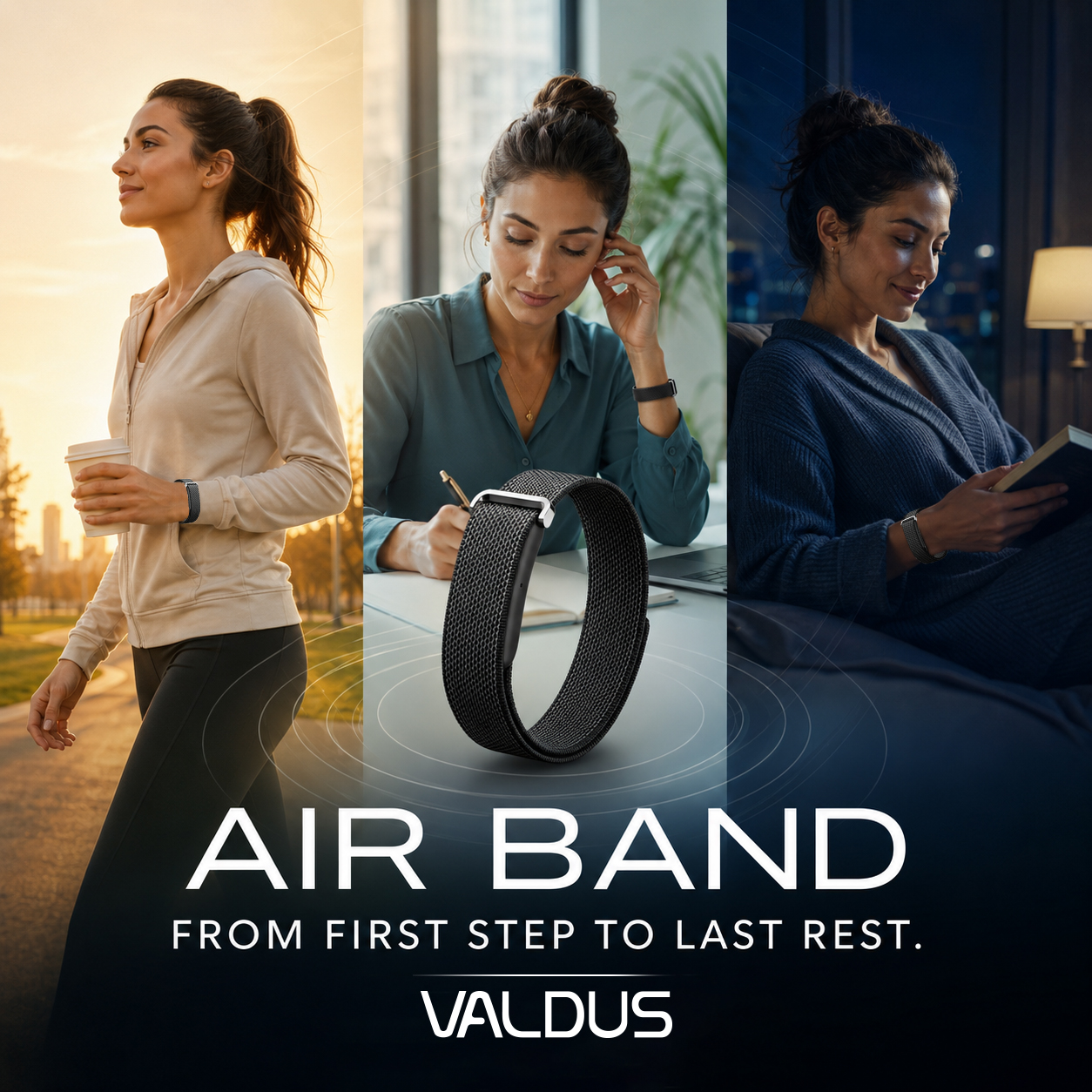 VALDUS AIR BAND screenless smartwatch product details