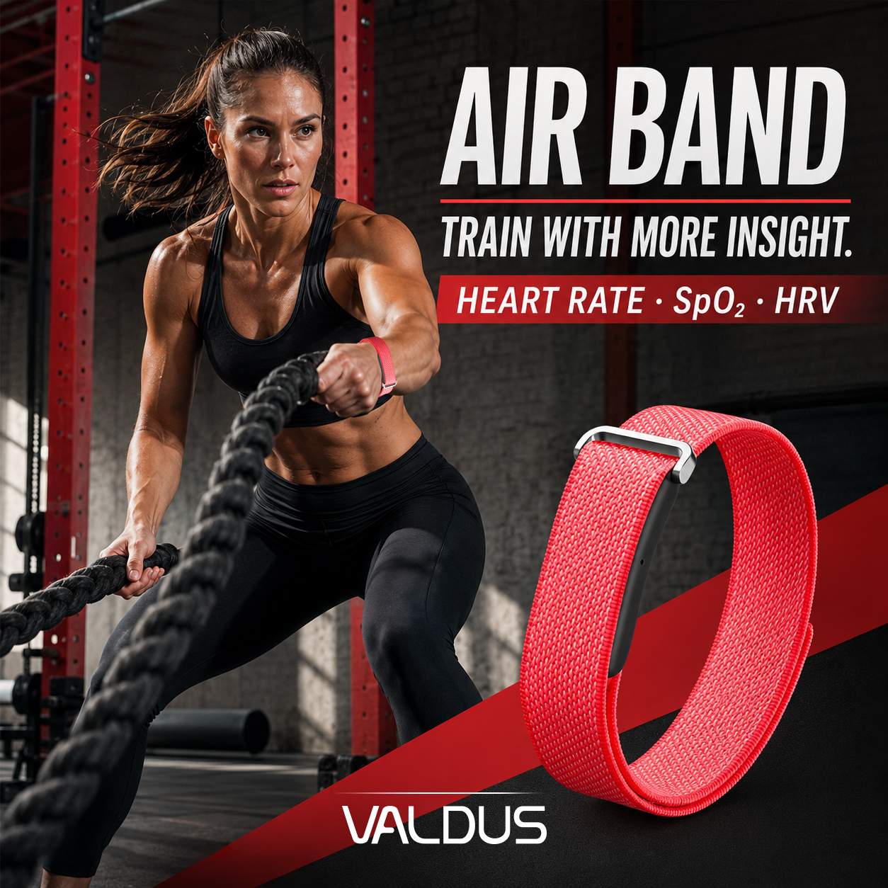 VALDUS AIR BAND smart health monitoring information