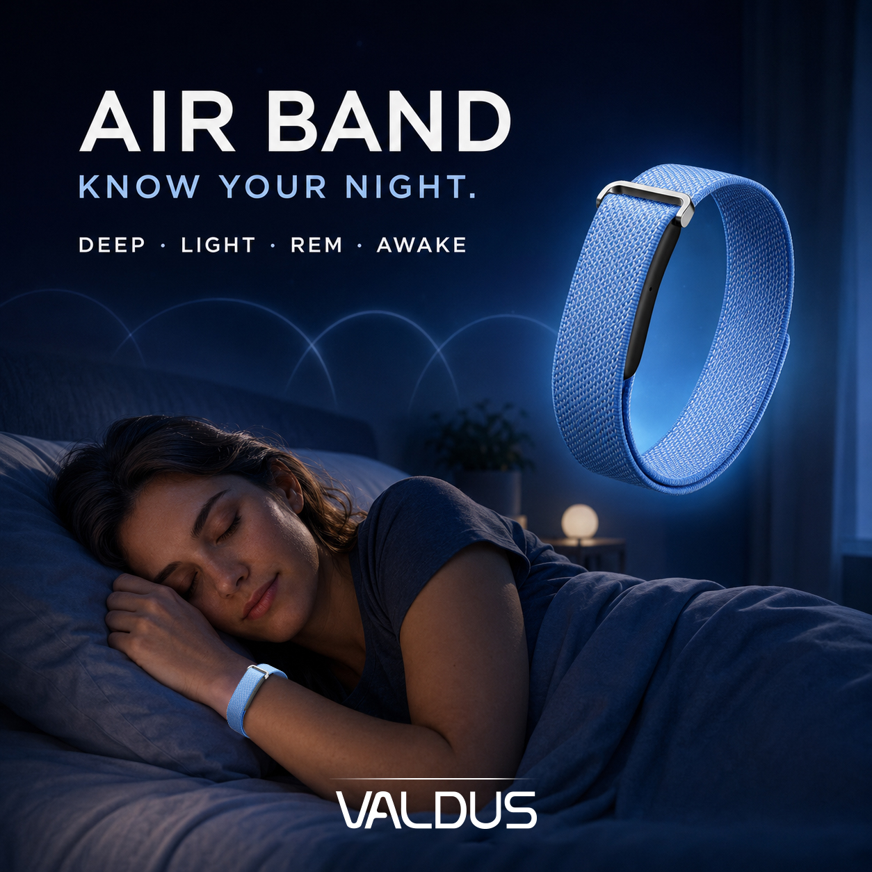 VALDUS AIR BAND screenless smart wearable details