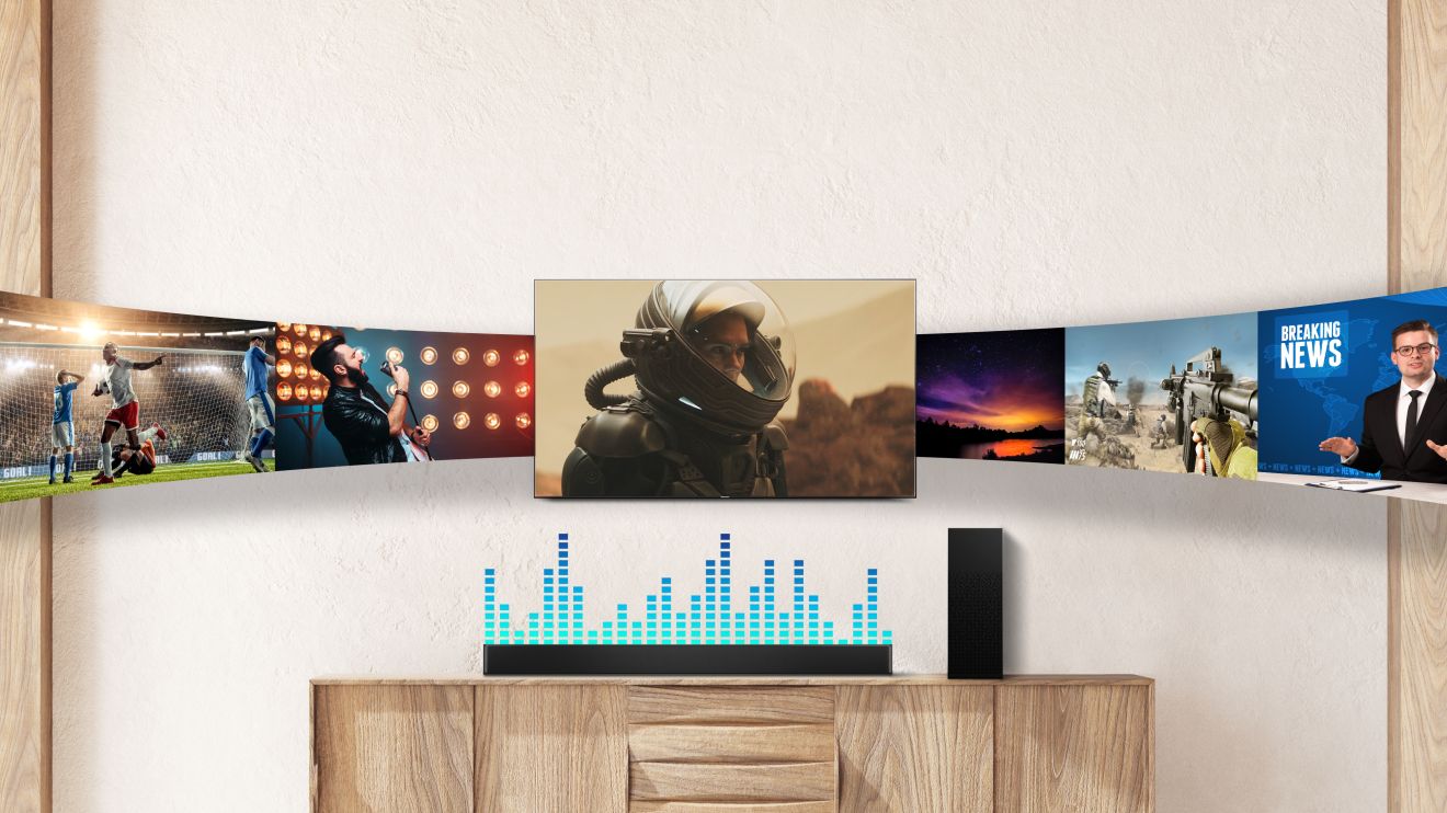 Hisense HS2100 EQ sound modes