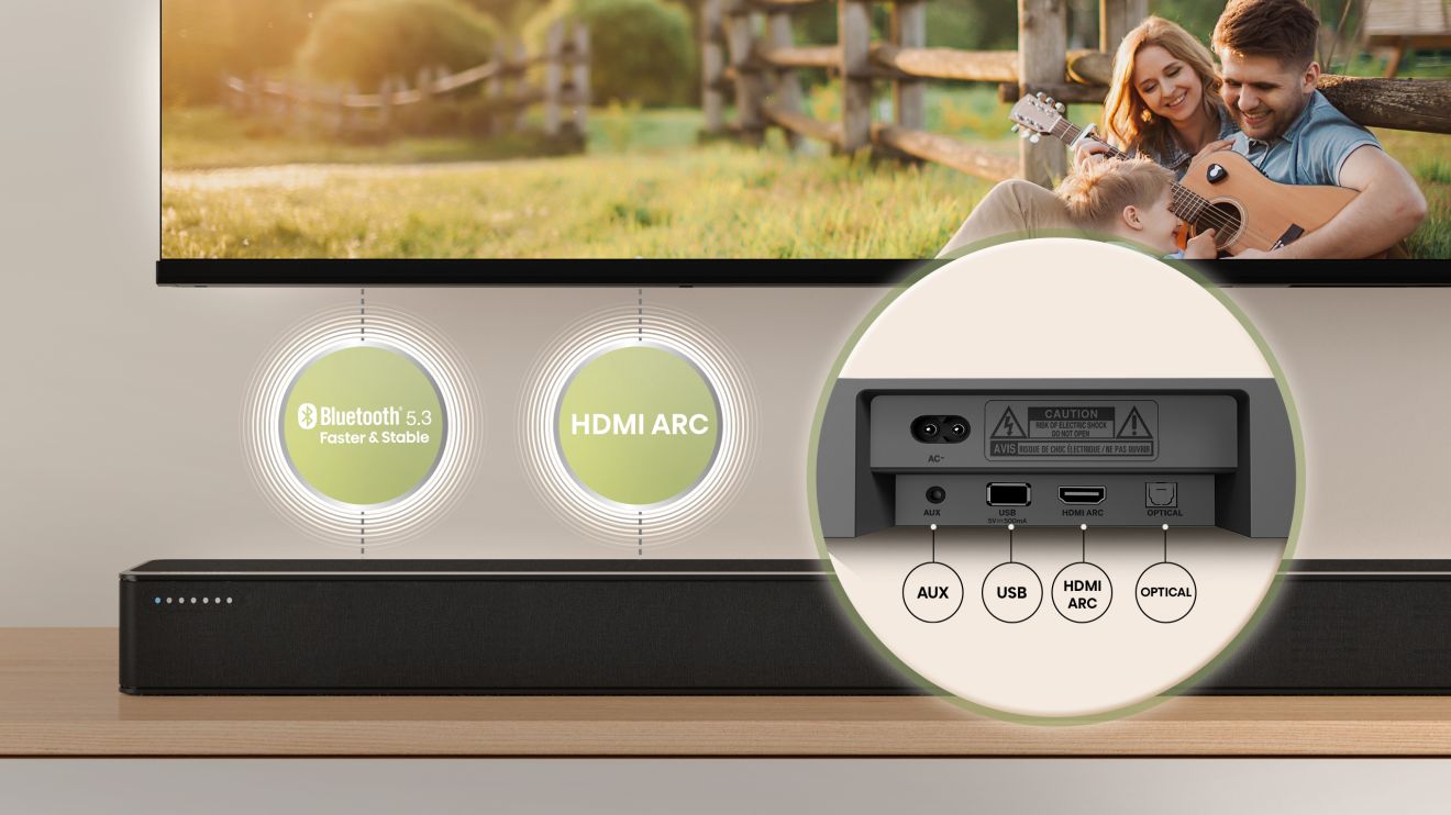 Hisense HS2100 connectivity options