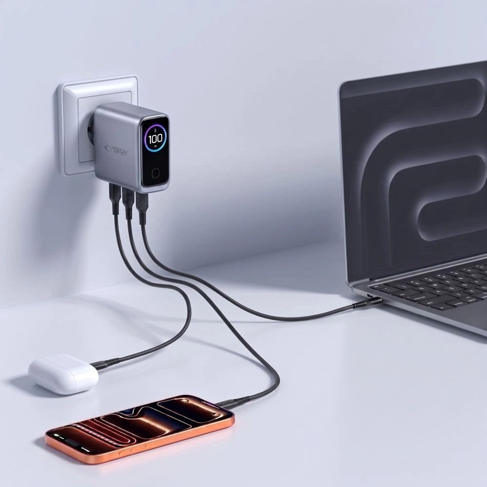 Tech-Protect PowerVision NC100W-GaN charger product detail