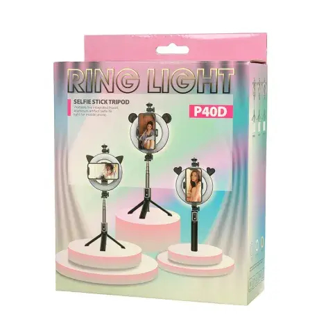 Selfie Stick with Tripod & Ring Light P40D-3 (1).webp