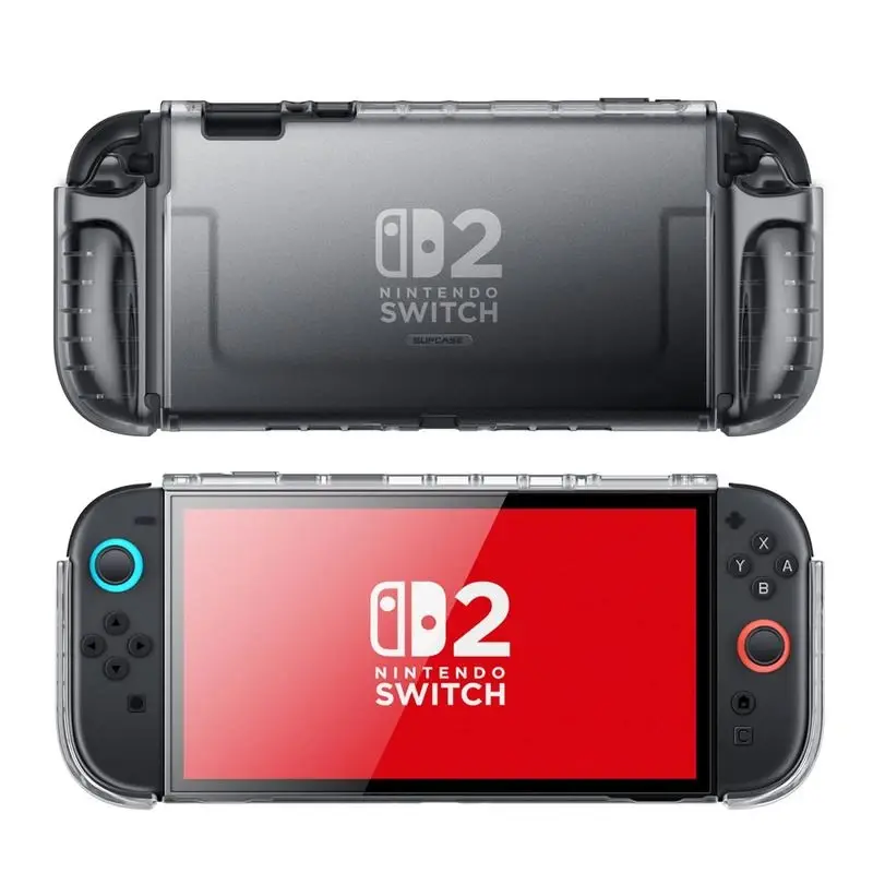Supcase Crystal Case for Nintendo Switch 2 – Frost Black 2.webp