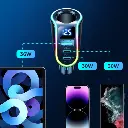4-in-1 Car Charger + Bluetooth FM Transmitter  Joyroom PD 150W (9).webp