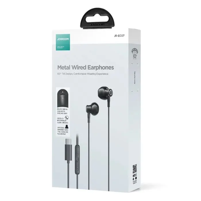 Wired In-Ear Metal Headphones with Remote & Mic  Joyroom Type-C USB (1).webp