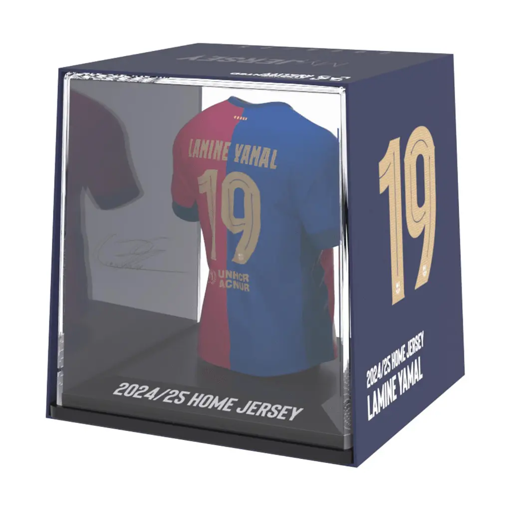 FC Barcelona Home 202425 Lamine Yamal mini T-shirt Figure (2).webp