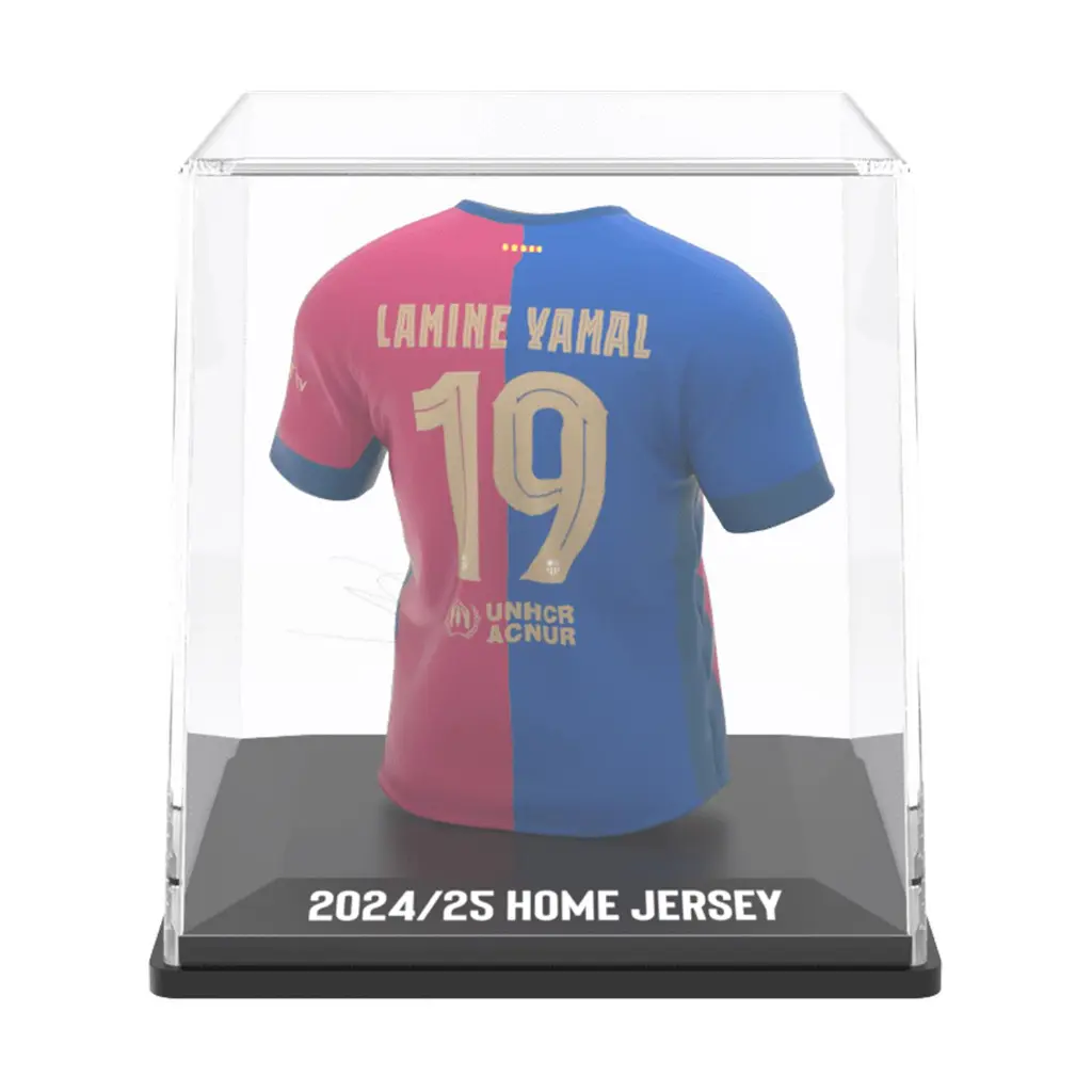FC Barcelona Home 202425 Lamine Yamal mini T-shirt Figure (4).webp