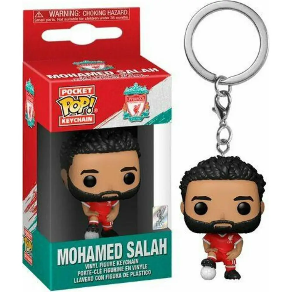 Pop! Funko Pocket Liverpool - Mohamed Salah Vinyl Figure Keychain - Funko Pop.webp