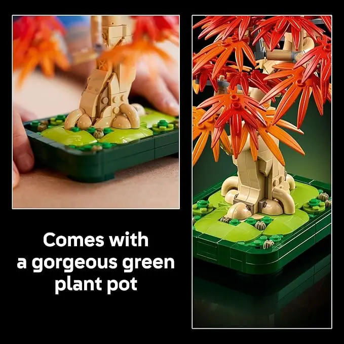 LEGO 10348 Botanicals Japanese Red Maple Bonsai Tree Building Set (5).webp