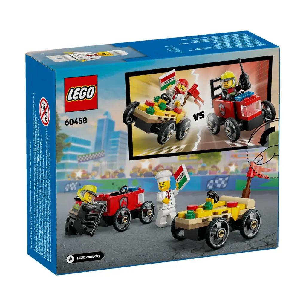 LEGO 60458 Pizza vs Fire Truck Race Car Pack (4).webp