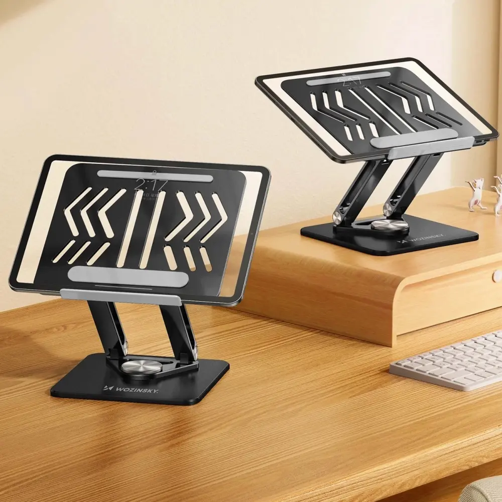 Laptop & Tablet Stand  Wozinsky 360° Adjustable Aluminum (4).webp