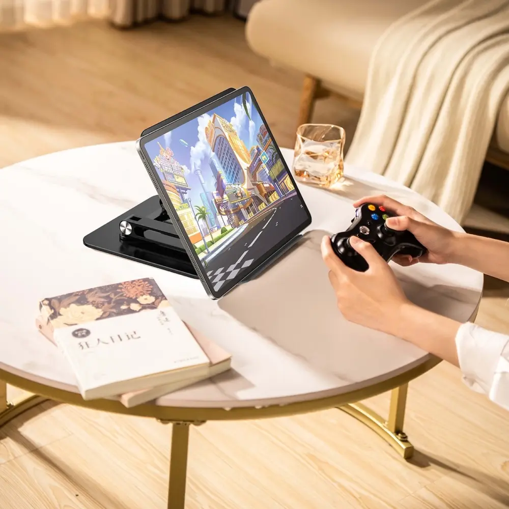 Laptop & Tablet Stand  Wozinsky 360° Adjustable Aluminum (5).webp