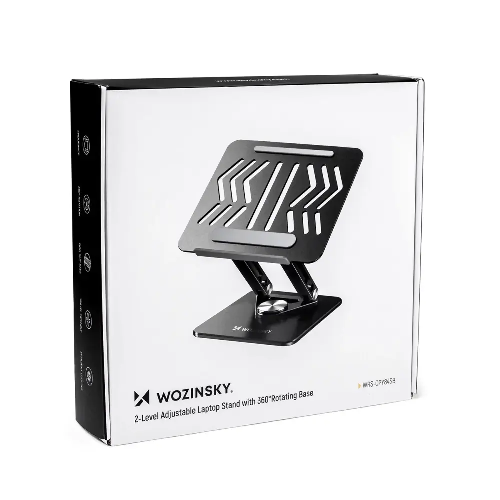 Laptop & Tablet Stand  Wozinsky 360° Adjustable Aluminum (7).webp