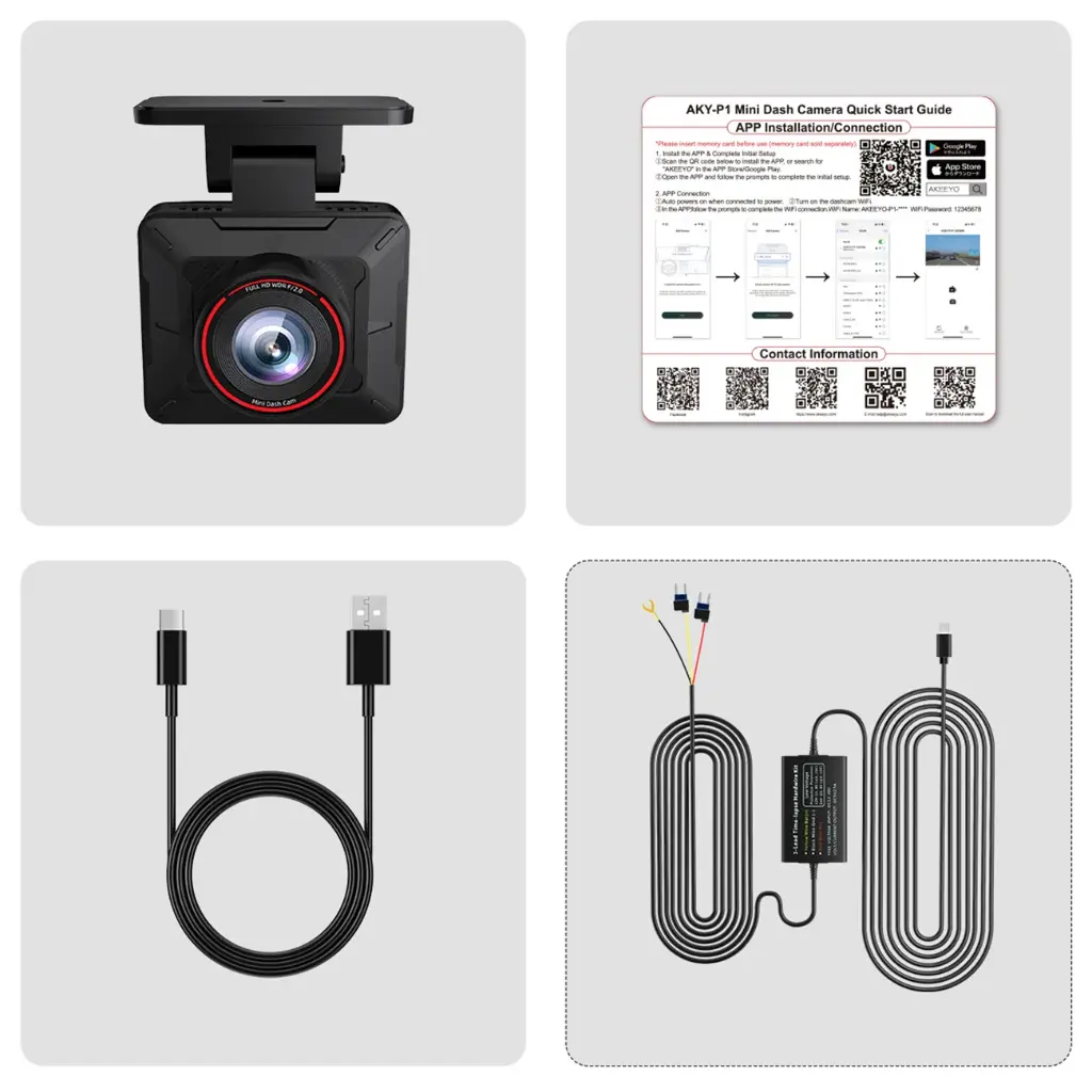 AKEEYO Full HD Car Camera Video Recorder (8).webp