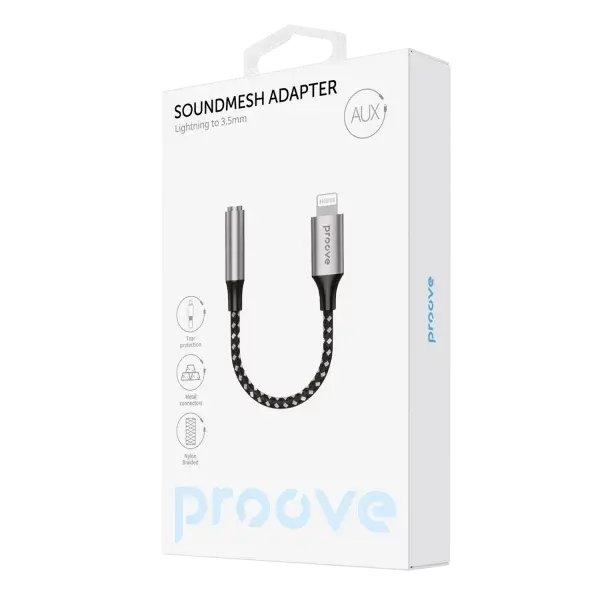 Proove Soundmesh Lightning to 3.5mm Female Adapter (1).webp