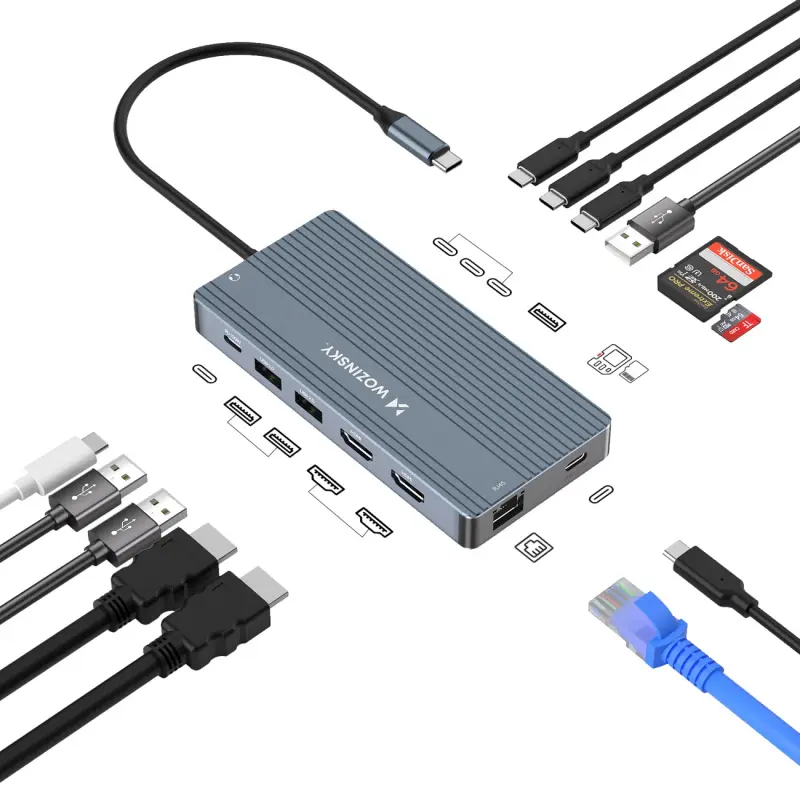 USB-C Hub 14-in-1   Wozinsky WDS03Y5S (2).webp